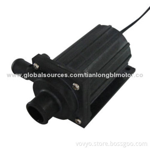 Brushless DC water pump in OD 39mm with 12V DC, flow rate 8L/min and water head 3M